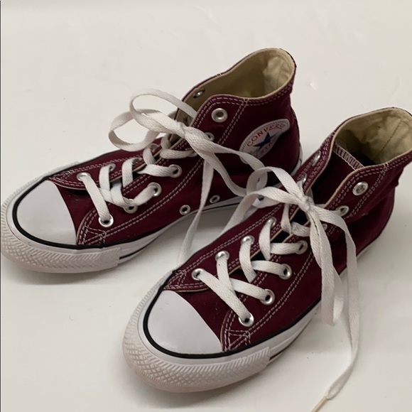 Converse Shoes - Converse Unisex M5 W7 burgundy Hi-tops
